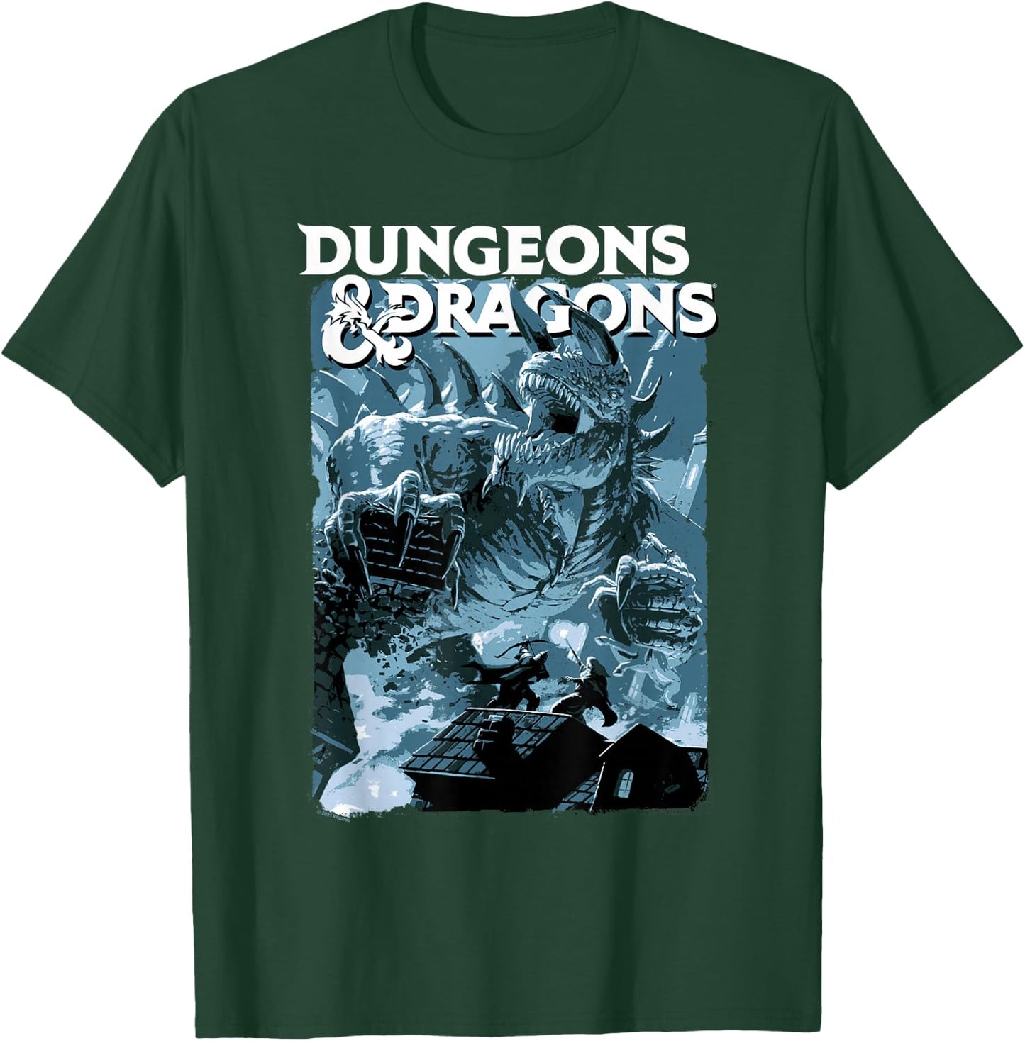 Dungeons & Dragons Tarrasque Design T-Shirt - T-Shirt | Forest
