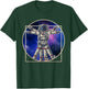 Astronaut Vitruvian Man Da Vinci Cute Funny Graphic T-Shirt - T-Shirt | Forest