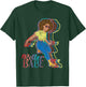 Cool Roller Skating Skate Girl 1970S Retro T-Shirt - T-Shirt | Forest