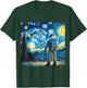 Van Gogh Starry Night Space Lovers Astronaut Lover Graphic T-Shirt - T-Shirt | Forest