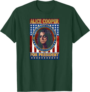 Alice Cooper - Alice Cooper for President Small T-Shirt - T-Shirt | Forest