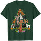 Funny Poodle Christmas Tree Ornament Decor Xmas Dog Dad Mom T-Shirt - T-Shirt | Forest