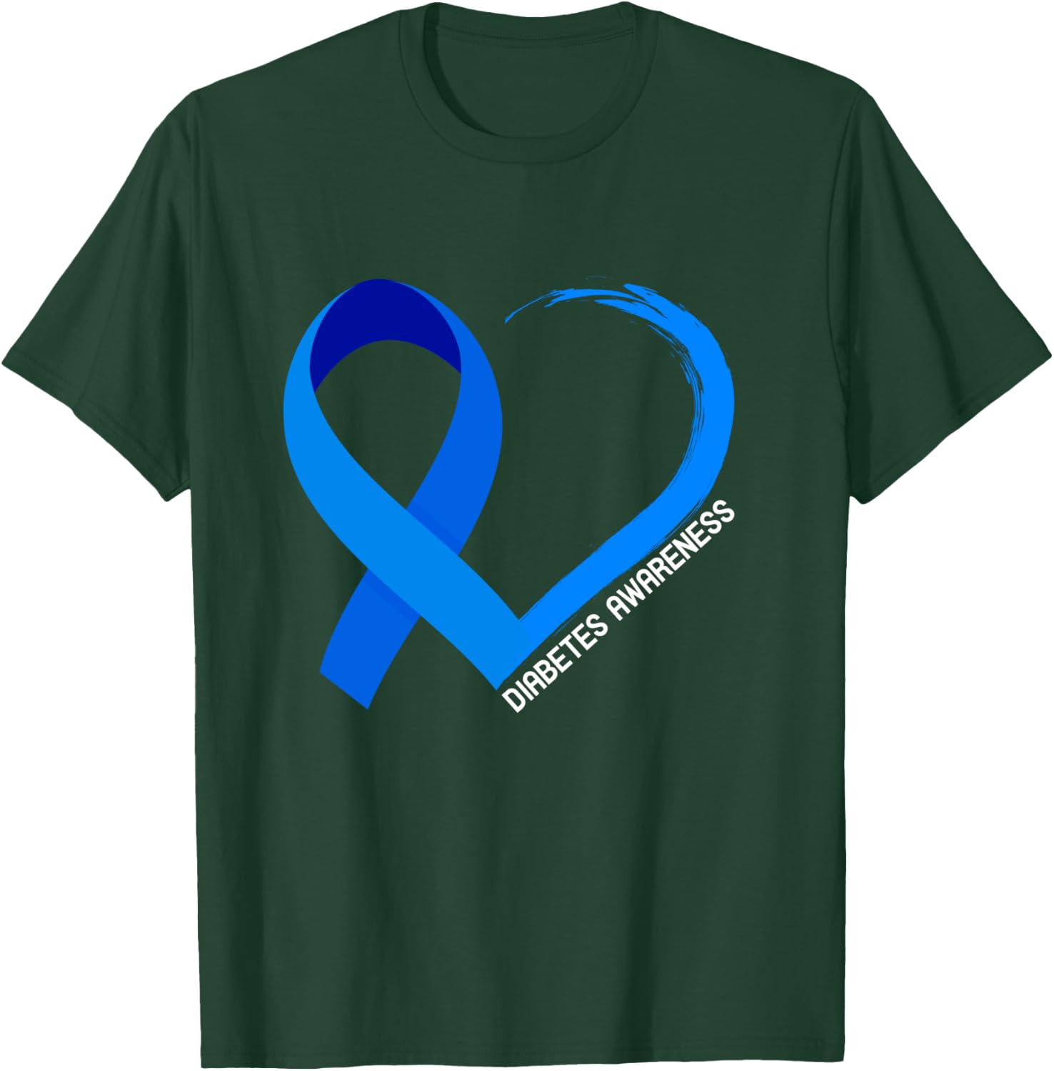 World Diabetes Day 2022 Type 1 Type 2 Diabetes Awareness T-Shirt - T-Shirt | Forest
