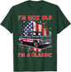 I'm Not Old I'm Classic Vintage American Truck USA Flag Car T-Shirt - T-Shirt | Forest
