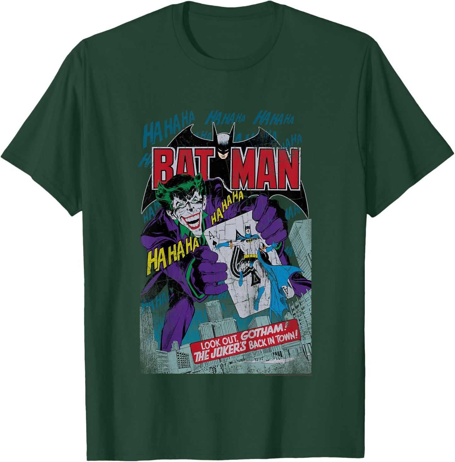 Kids DC Comics Batman and Joker Comic Cover T-Shirt - T-Shirt | Forest