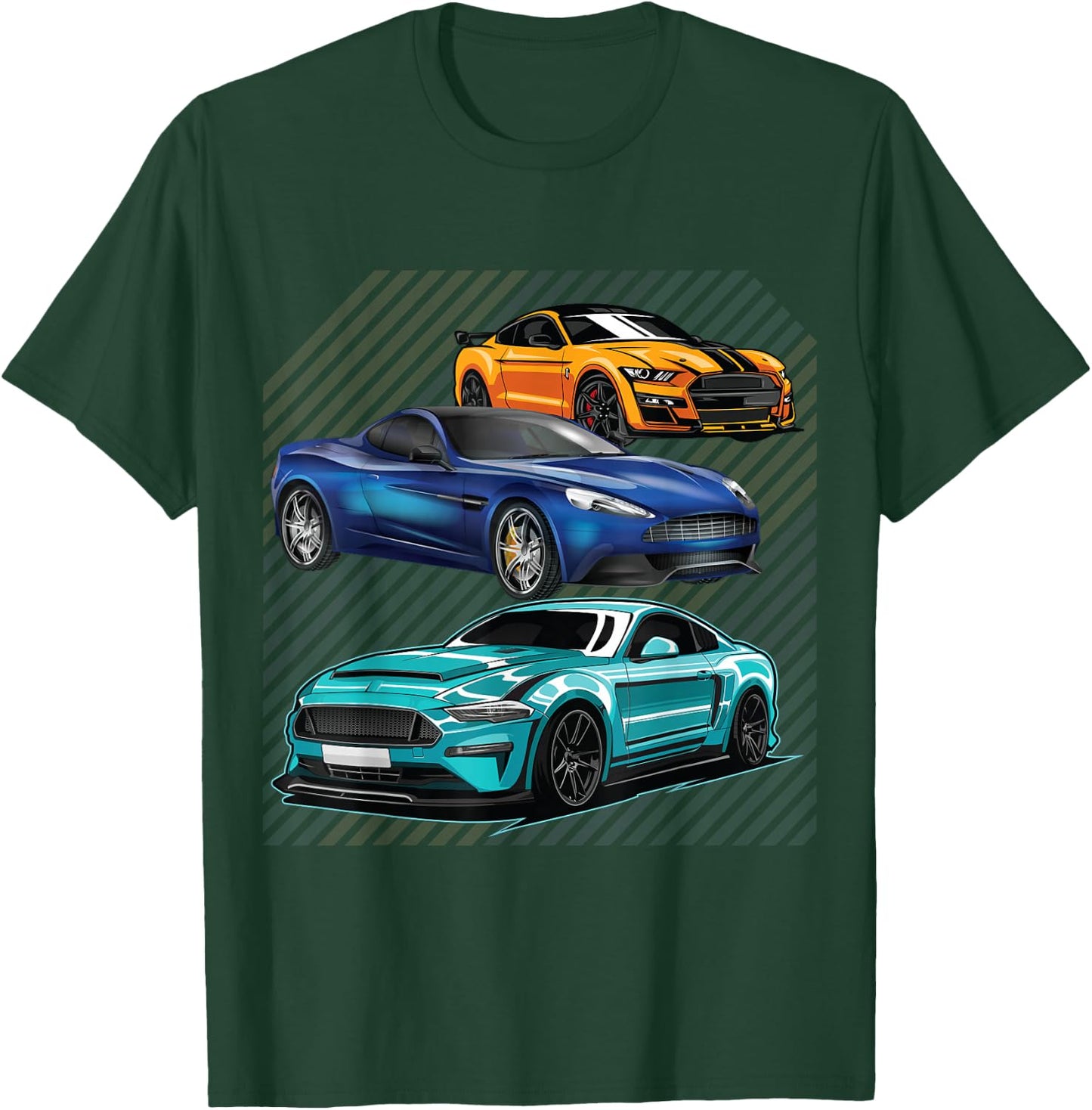 Sport Cars Lovers Gift Street Racing Fans Speed Driver T-Shirt - T-Shirt | Forest