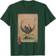 Ukiyoe Red Crowned Crane | Traditional Japanese Illustration T-Shirt - T-Shirt | Forest