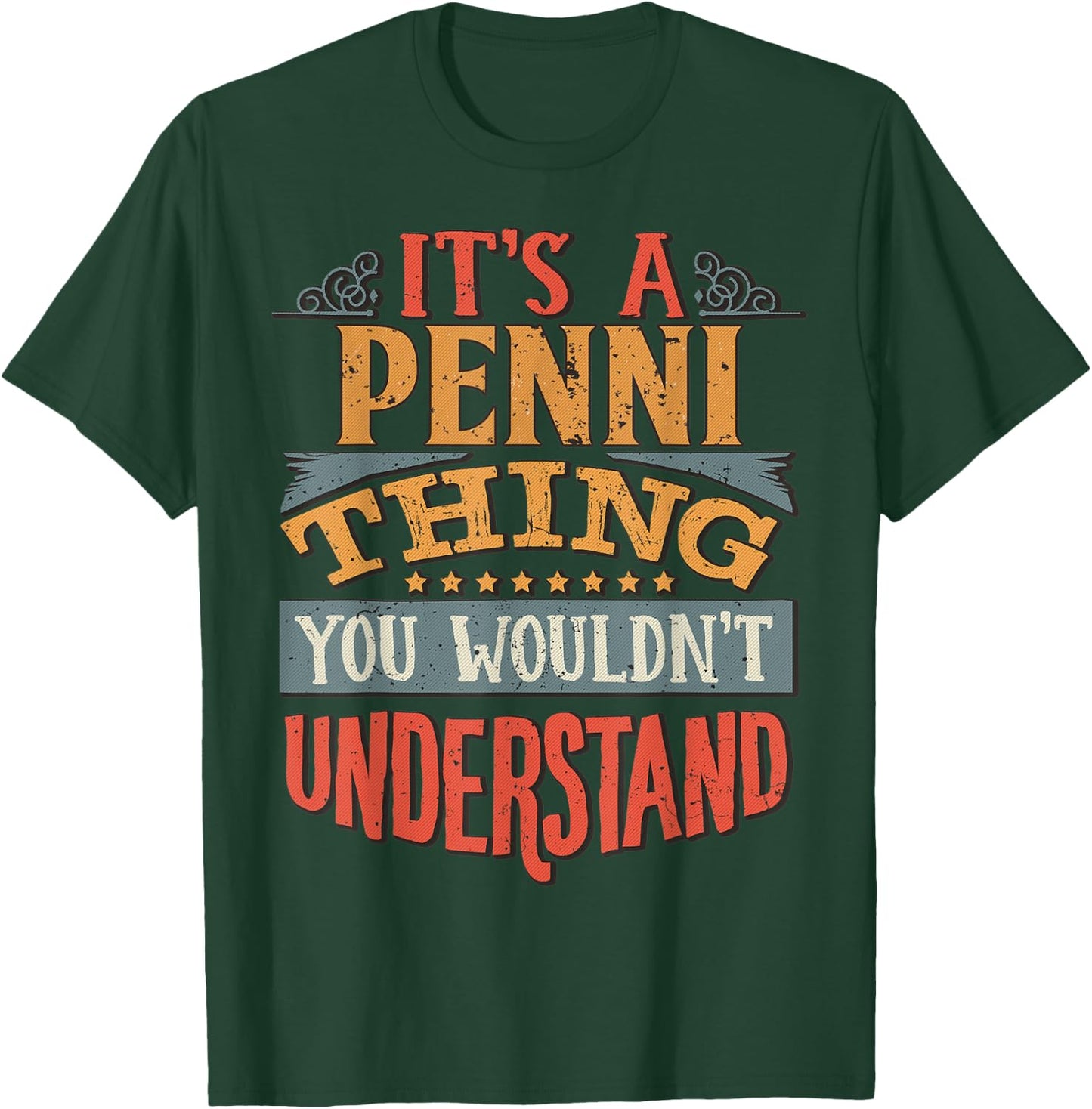 Penni Name T-Shirt - T-Shirt | Forest