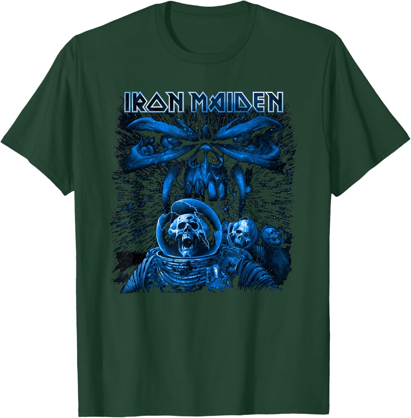 Iron Maiden - Blue Album Spaceman T-Shirt - T-Shirt | Forest