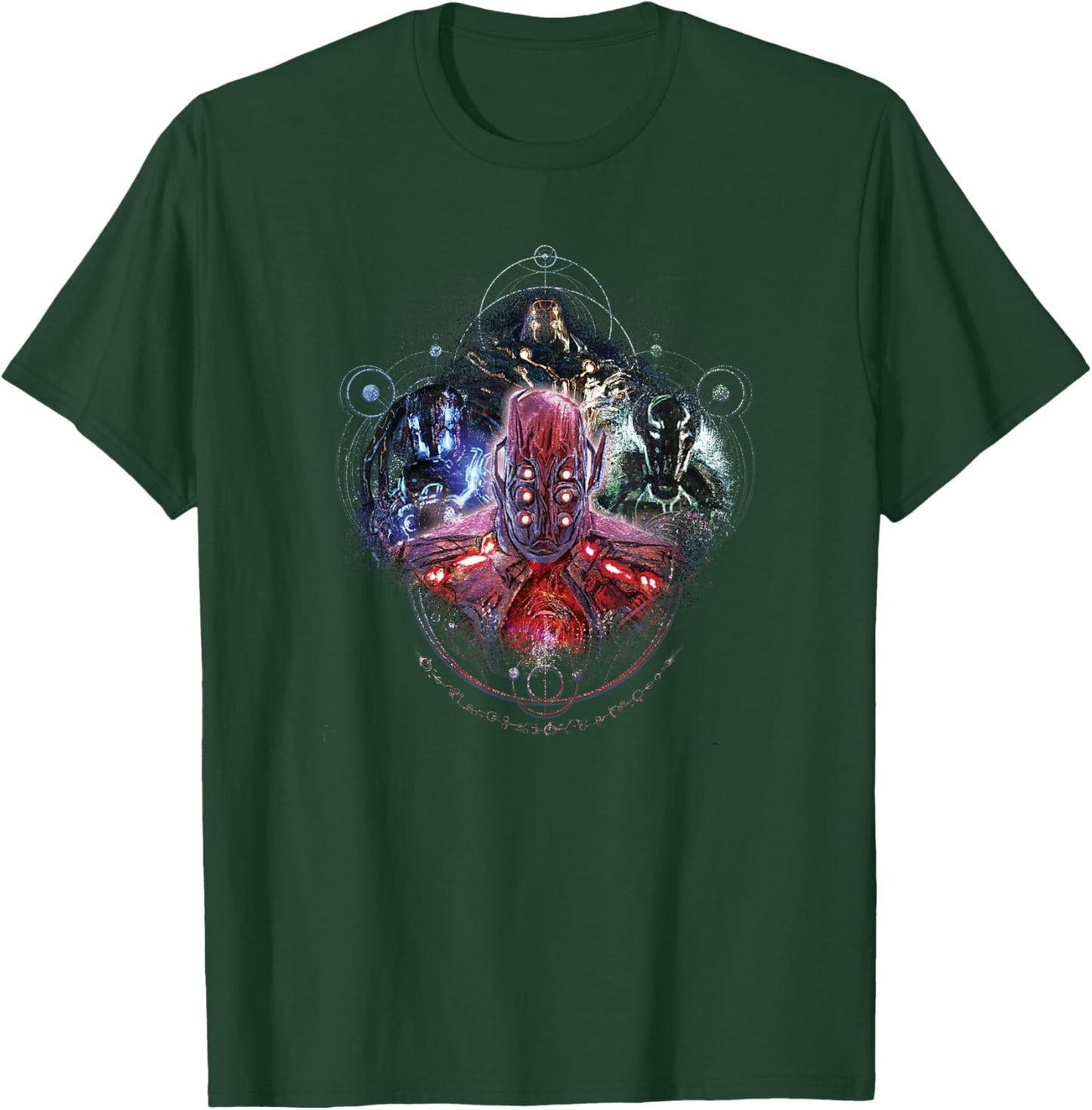 Marvel Eternals Celestials Group Shot Portrait T-Shirt - T-Shirt | Forest