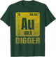 Golden Chemical Element Au for Gold Digger T-Shirt - T-Shirt | Forest