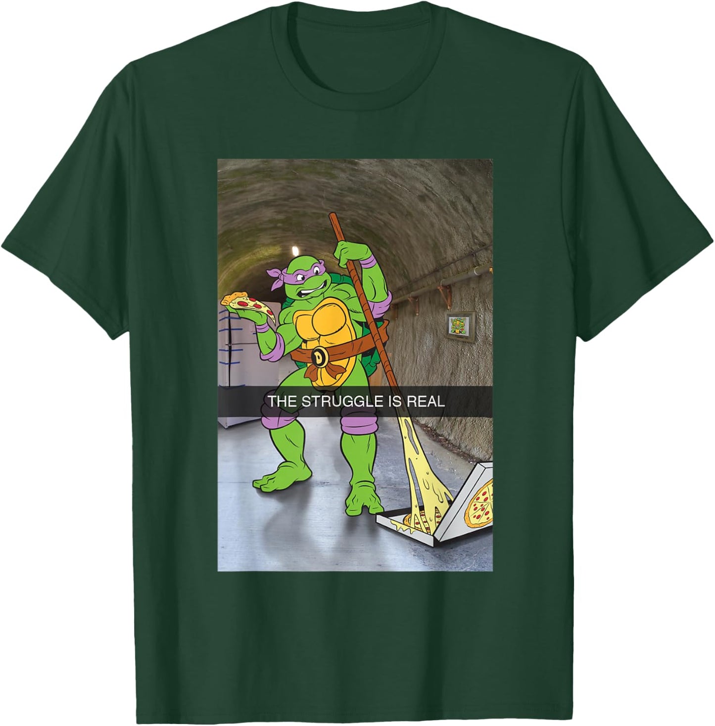 TMNT The Struggle Is Real Donatello T-Shirt - T-Shirt | Forest