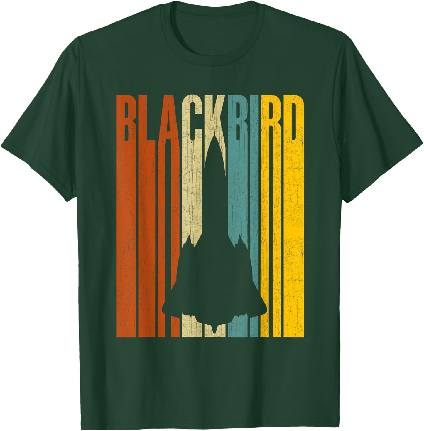 SR-71 Blackbird Air Force Military Jet T-Shirt - T-Shirt | Forest
