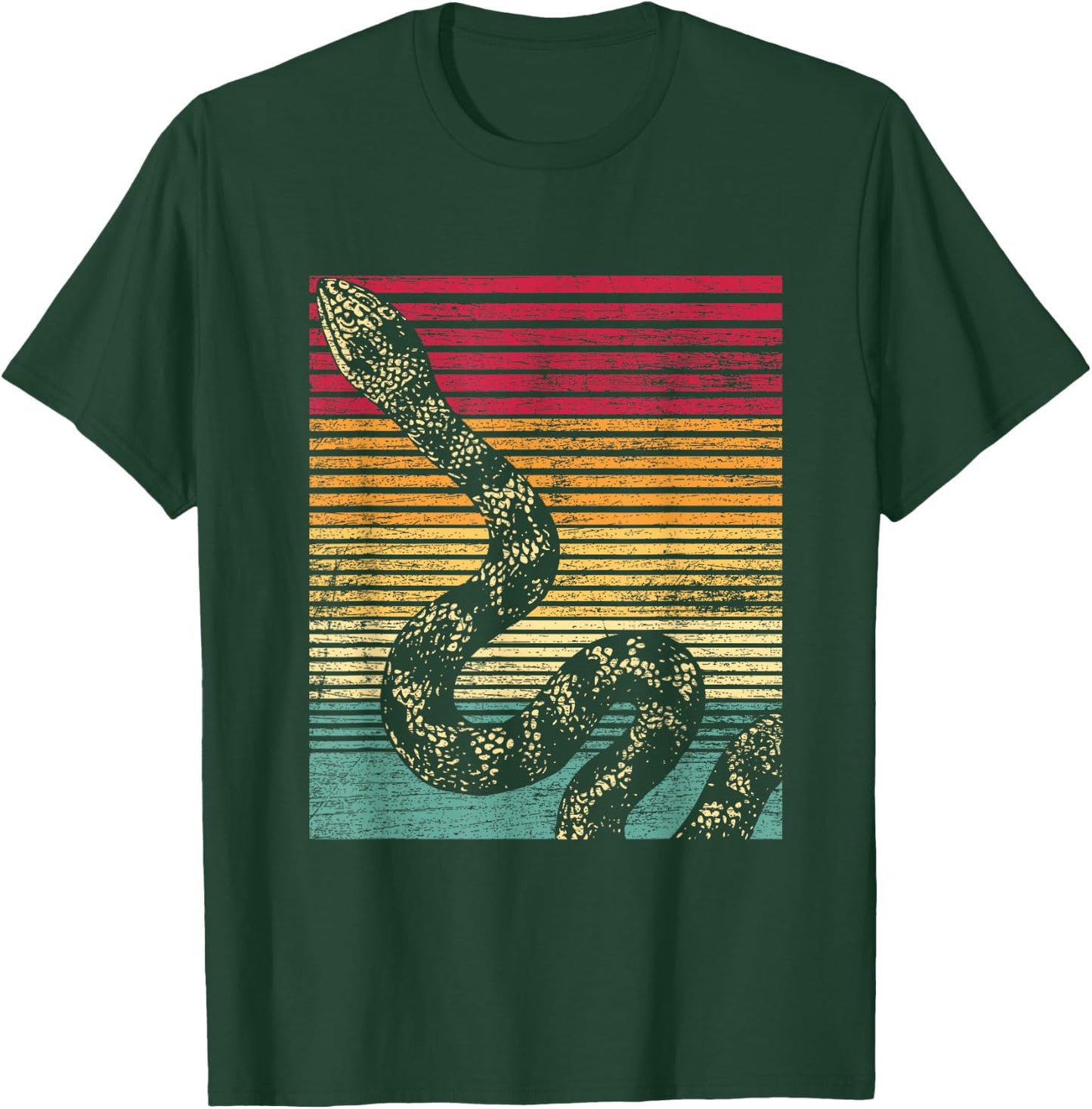 Retro Snake T-Shirt - T-Shirt | Forest