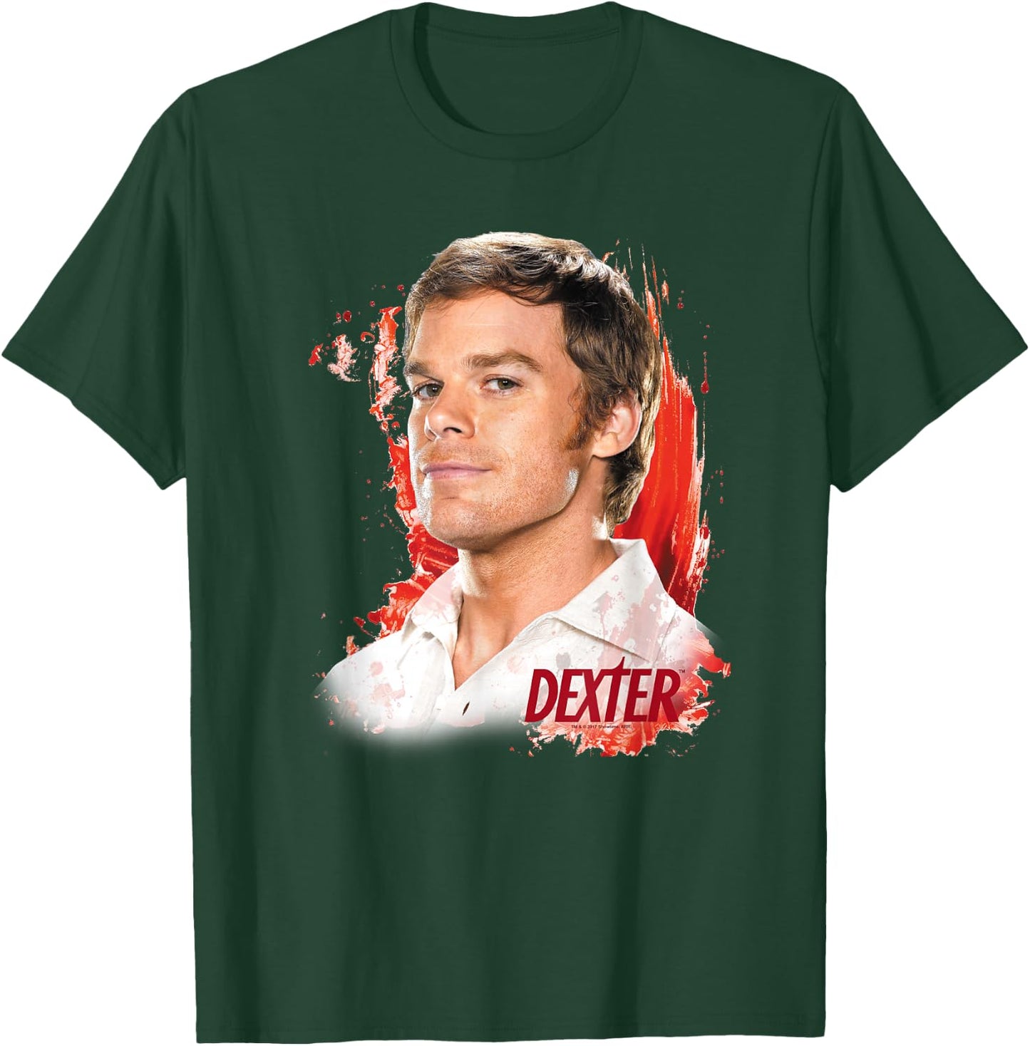 Dexter Blood Splatter T-Shirt - T-Shirt | Forest