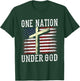 One Nation Under God America American Us Usa Patriotic Us T-Shirt - T-Shirt | Forest