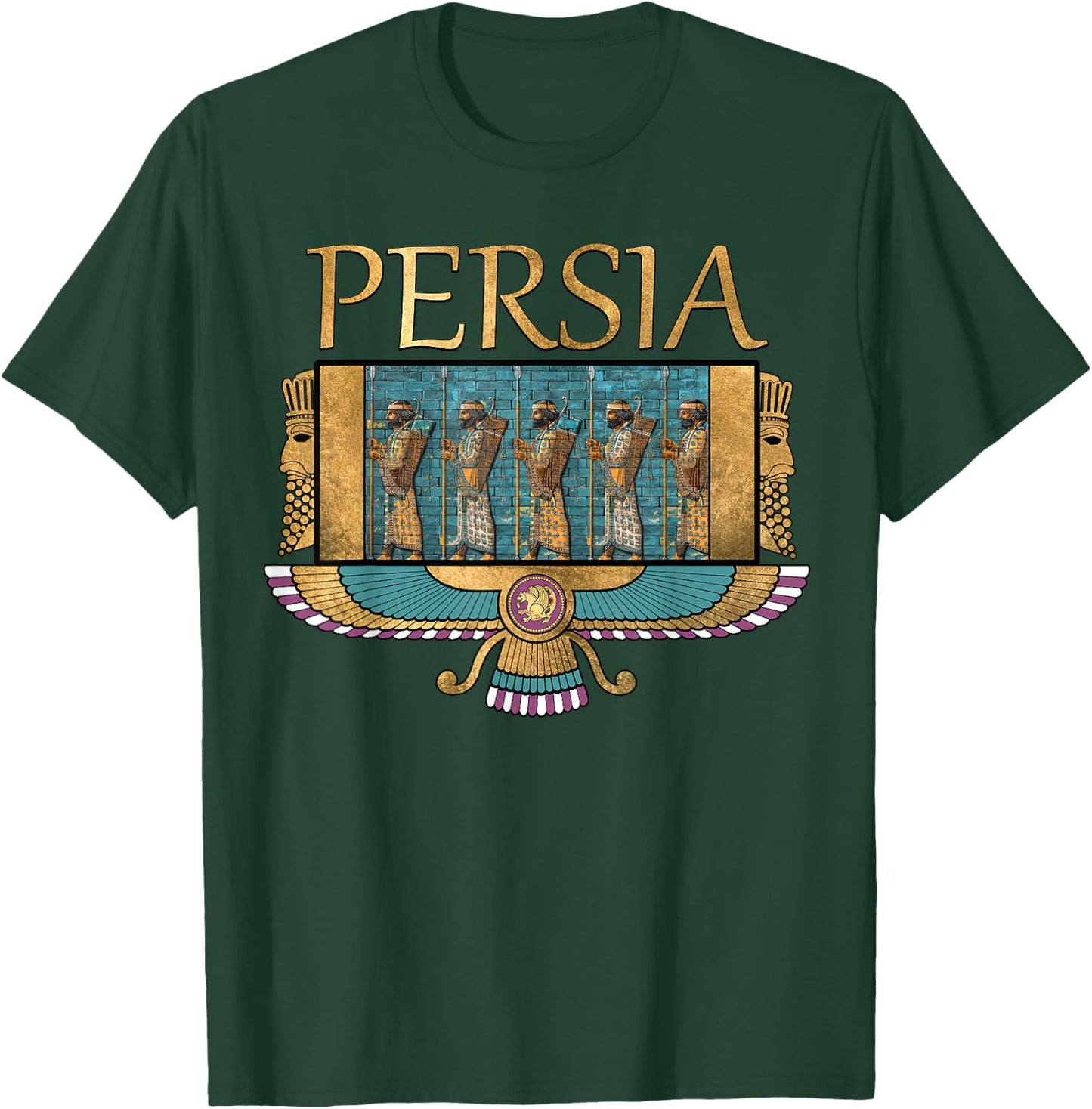 Persia Ancient Civilizations Persian Immortals T-Shirt - T-Shirt | Forest