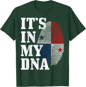 Panama It's in My DNA Panamanian Flag Pride Roots T-Shirt - T-Shirt | Forest