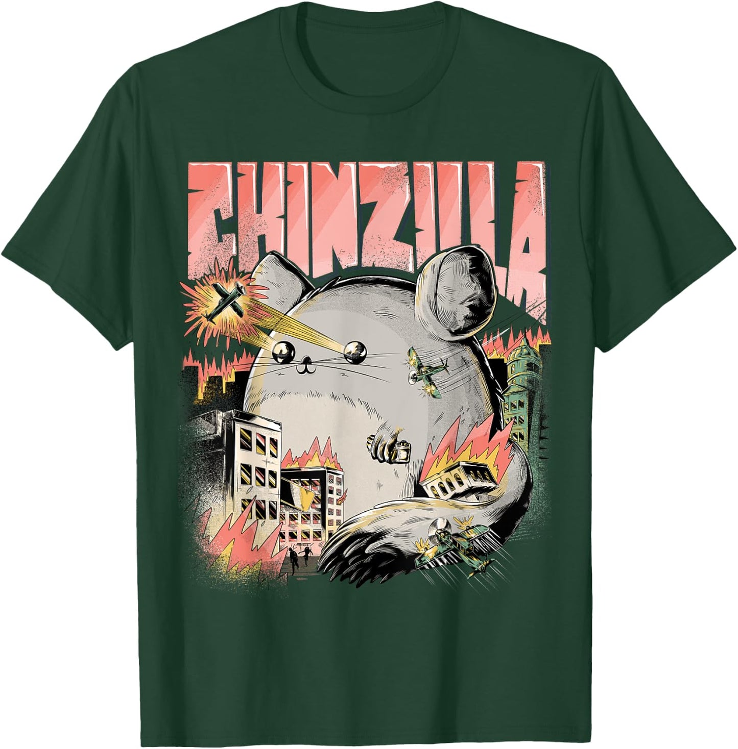 Funny Chinzilla Funny Chinchilla for Chinchilla Holder T-Shirt - T-Shirt | Forest