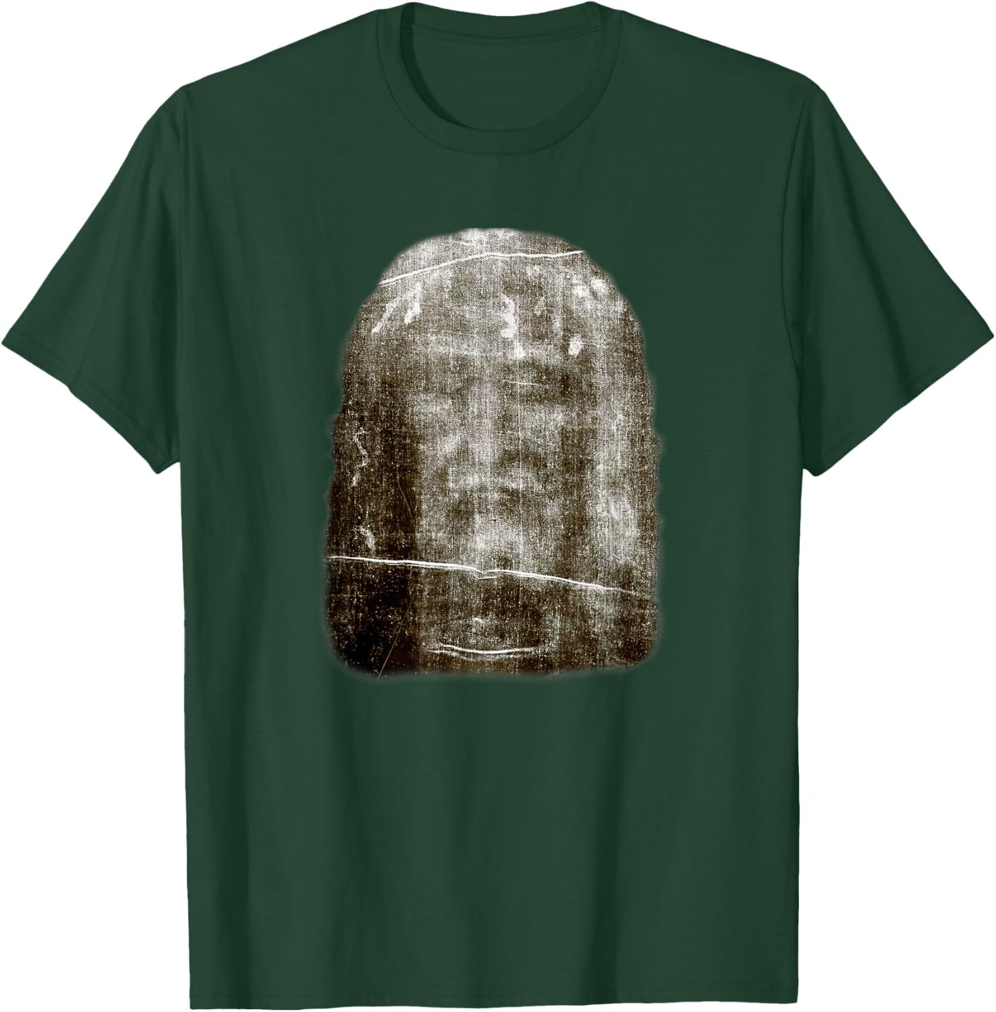 Face of Our Lord Jesus Christ from the Holy Shroud of Turin T-Shirt - T-Shirt | Forest