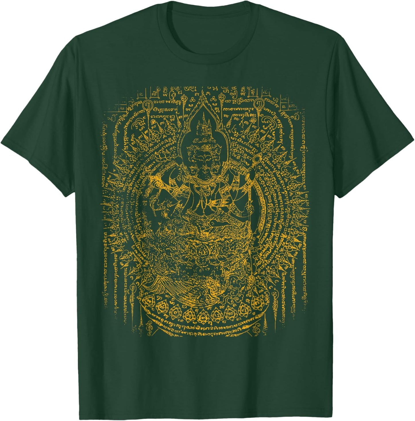 Thailand Sak Yant Tattoo Magical Thai Tattoos Thailand Gift T-Shirt - T-Shirt | Forest