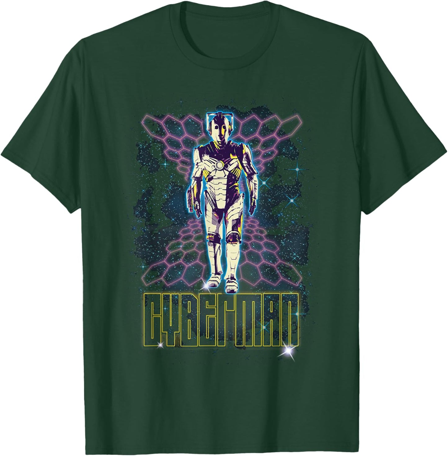 80s Cyberman Retro Futuristic Cyber Sci-Fi Fan T-Shirt - T-Shirt | Forest