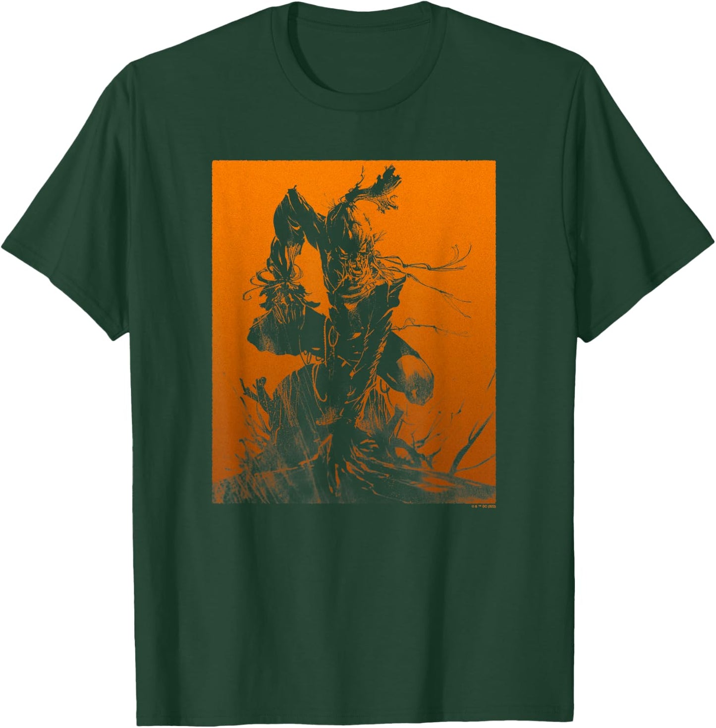 DC Comics Halloween Scarecrow Orange Poster T-Shirt - T-Shirt | Forest