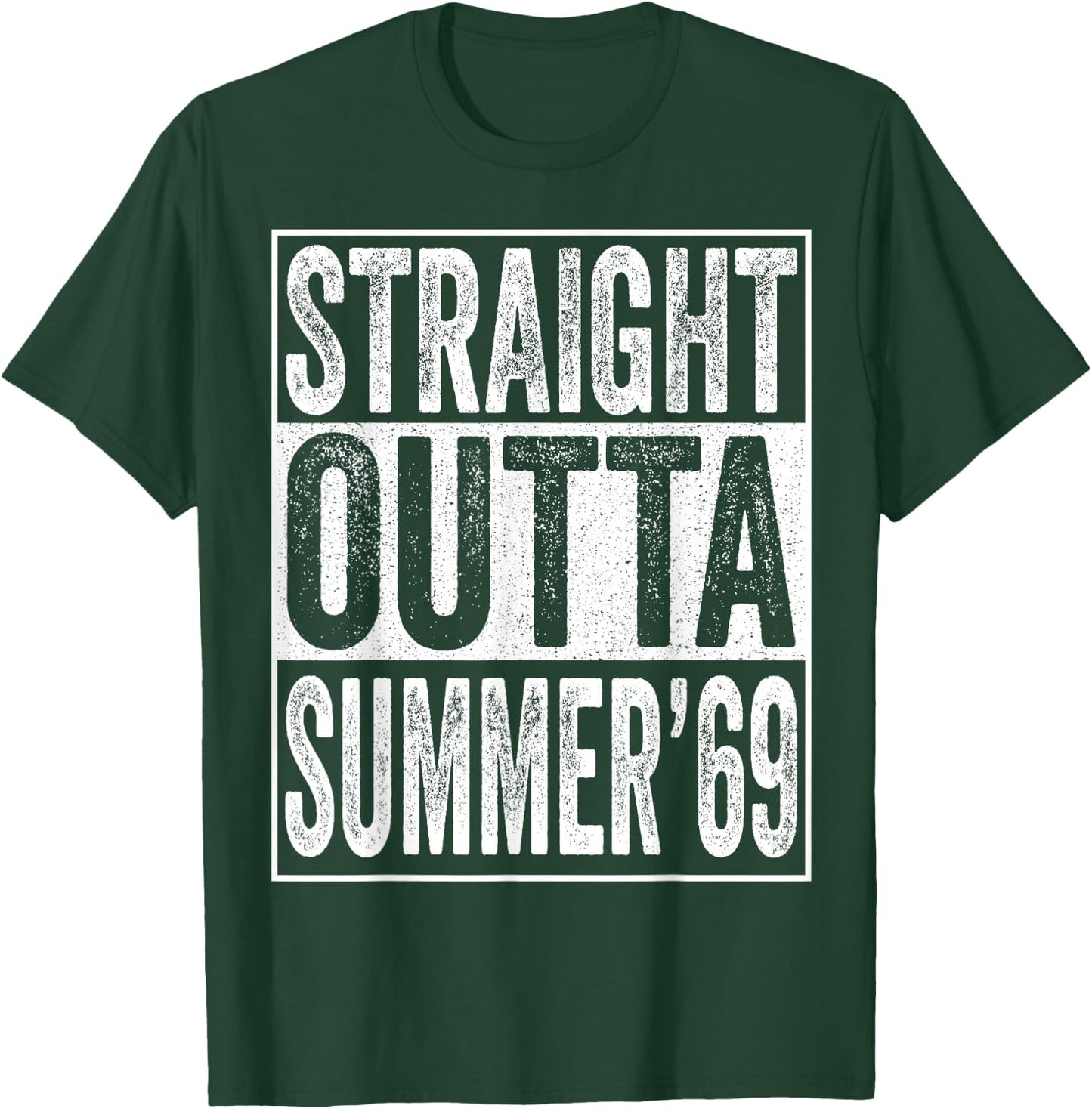 Straight Outta Summer 1969 50th Birthday Gifts 50 Years Old T-Shirt - T-Shirt | Forest