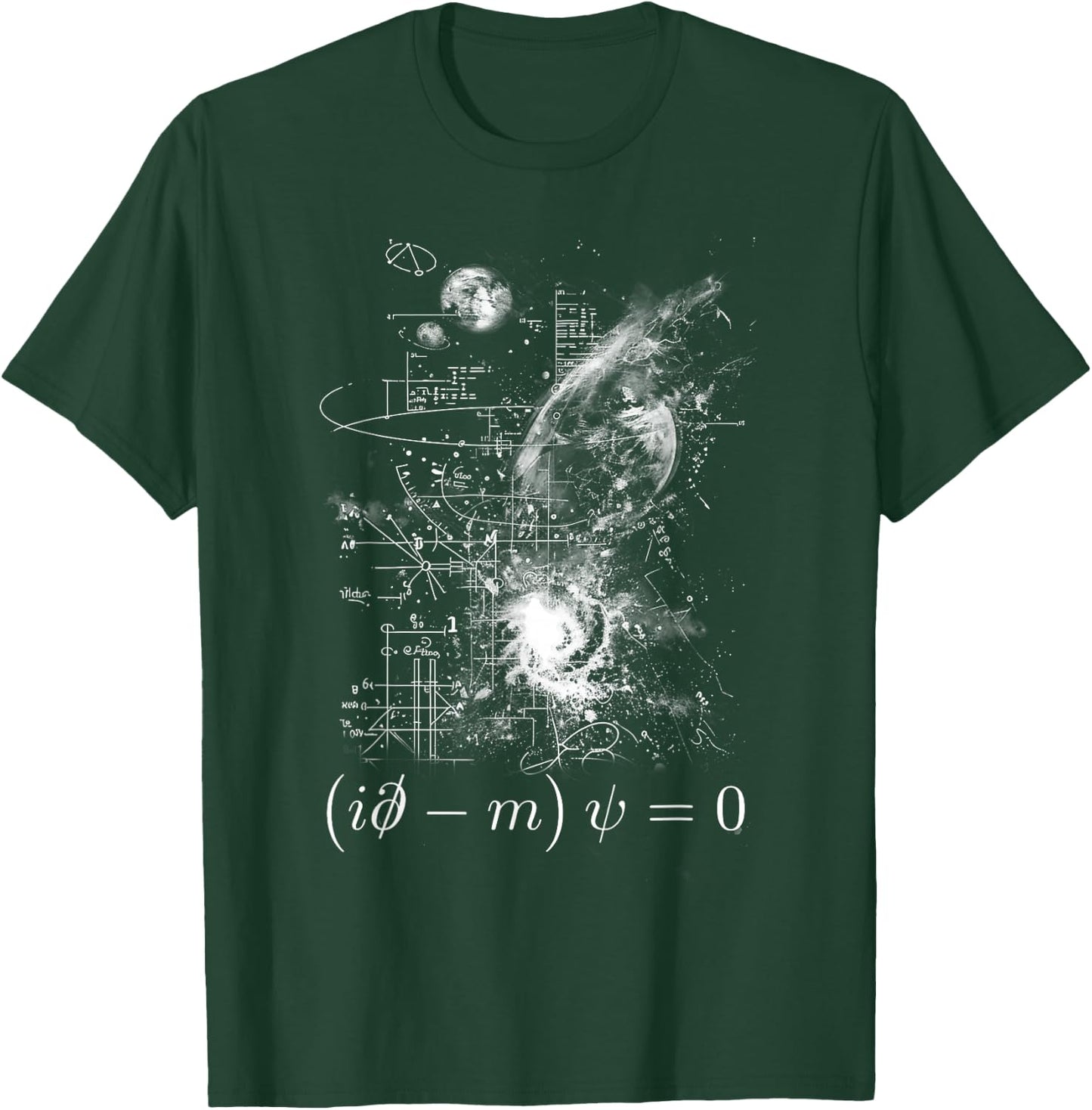 Dirac Equation Quantum Mechanics Particle Physics Geeks T-Shirt - T-Shirt | Forest