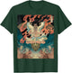 Japanese Vintage Artwork Tengu Gods Defeat Evil Snake Fan T-Shirt - T-Shirt | Forest