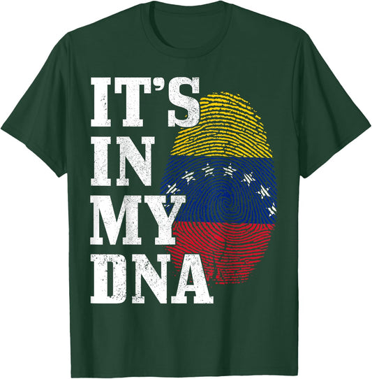 Venezuela It's in my DNA Flag T-Shirt - T-Shirt | Forest