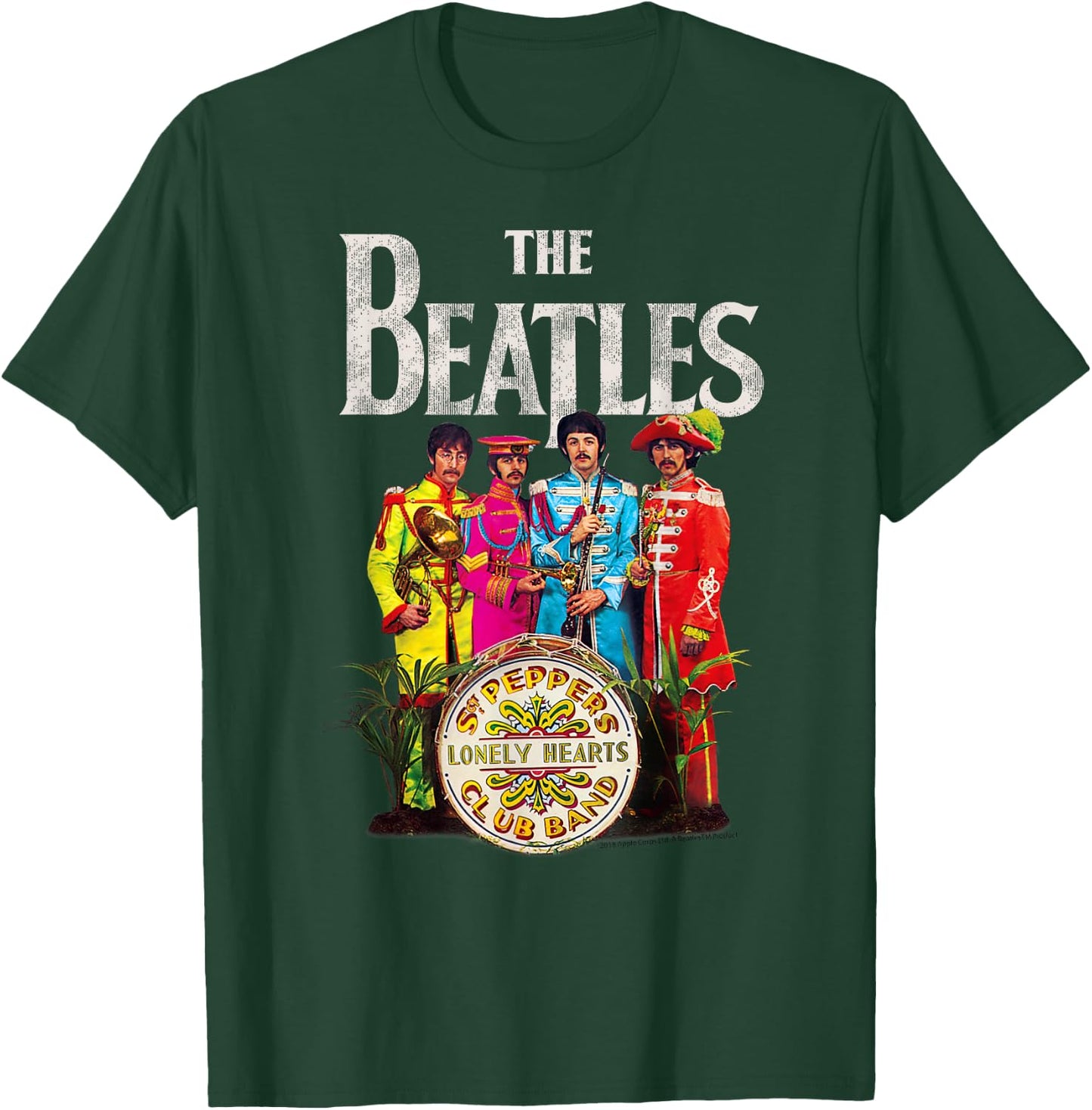 The Beatles Sgt. Pepper's Lonely Hearts Short Sleeve T-Shirt - T-Shirt | Forest