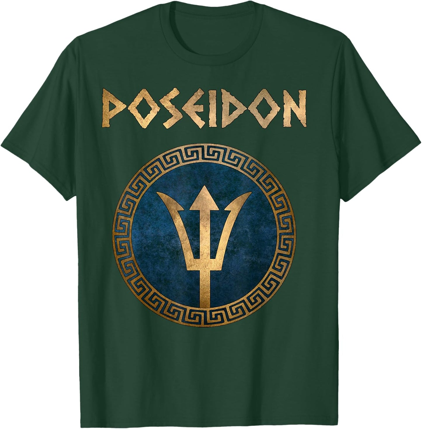 Poseidon Ancient Greek God T-Shirt - T-Shirt | Forest