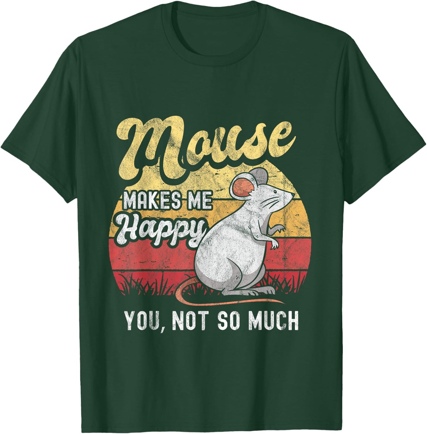 Mouse Mice Rat Pet Rodent Men Women Kids Gerbil Maus Ratón T-Shirt - T-Shirt | Forest
