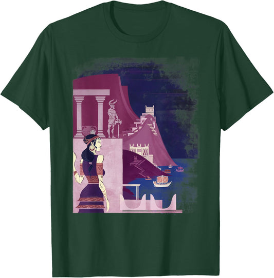 Ancient Minoan Civilization - Mediterranean History T-Shirt - T-Shirt | Forest