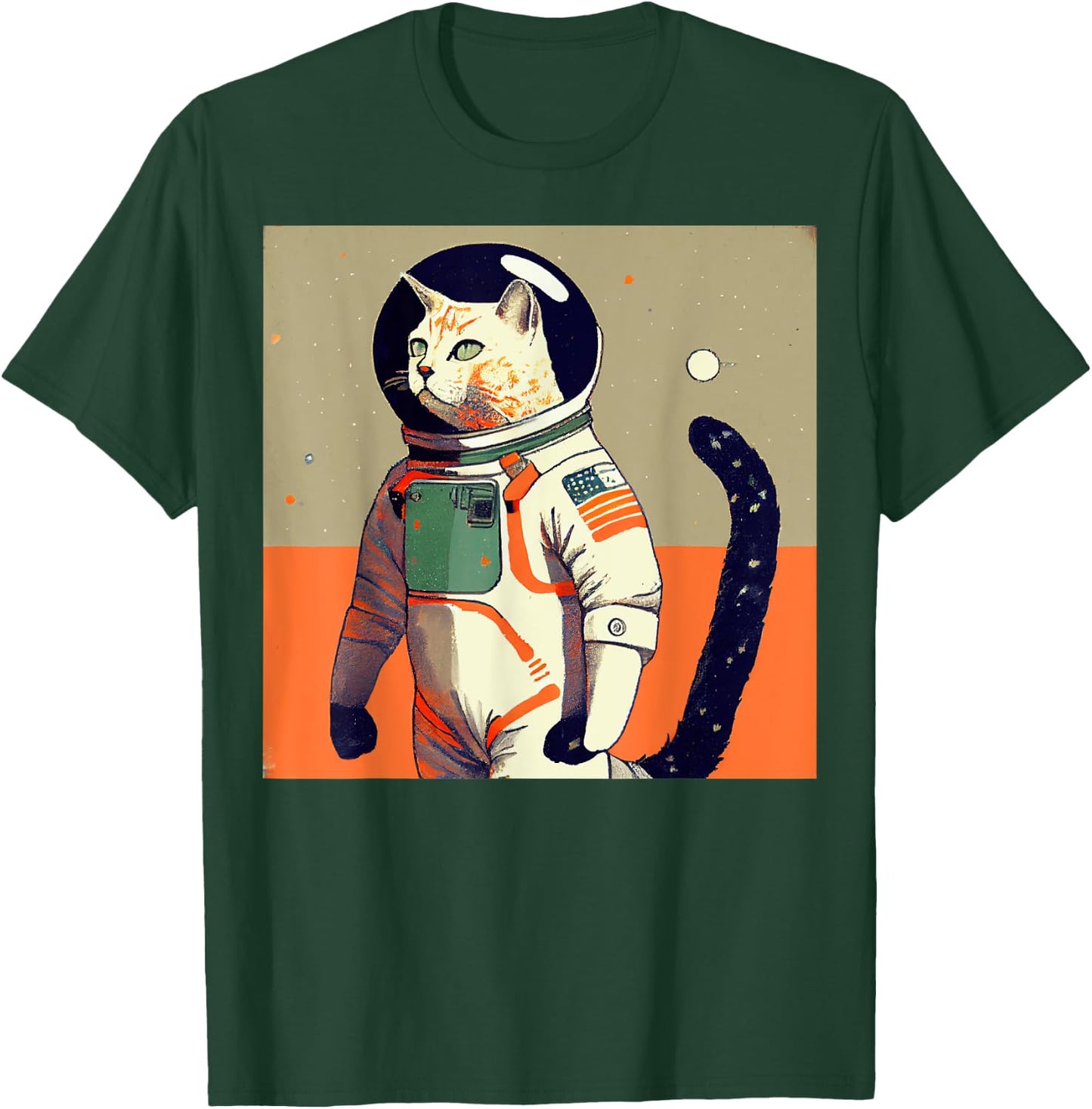 Cat Astronaut War Women Kids T-Shirt - T-Shirt | Forest
