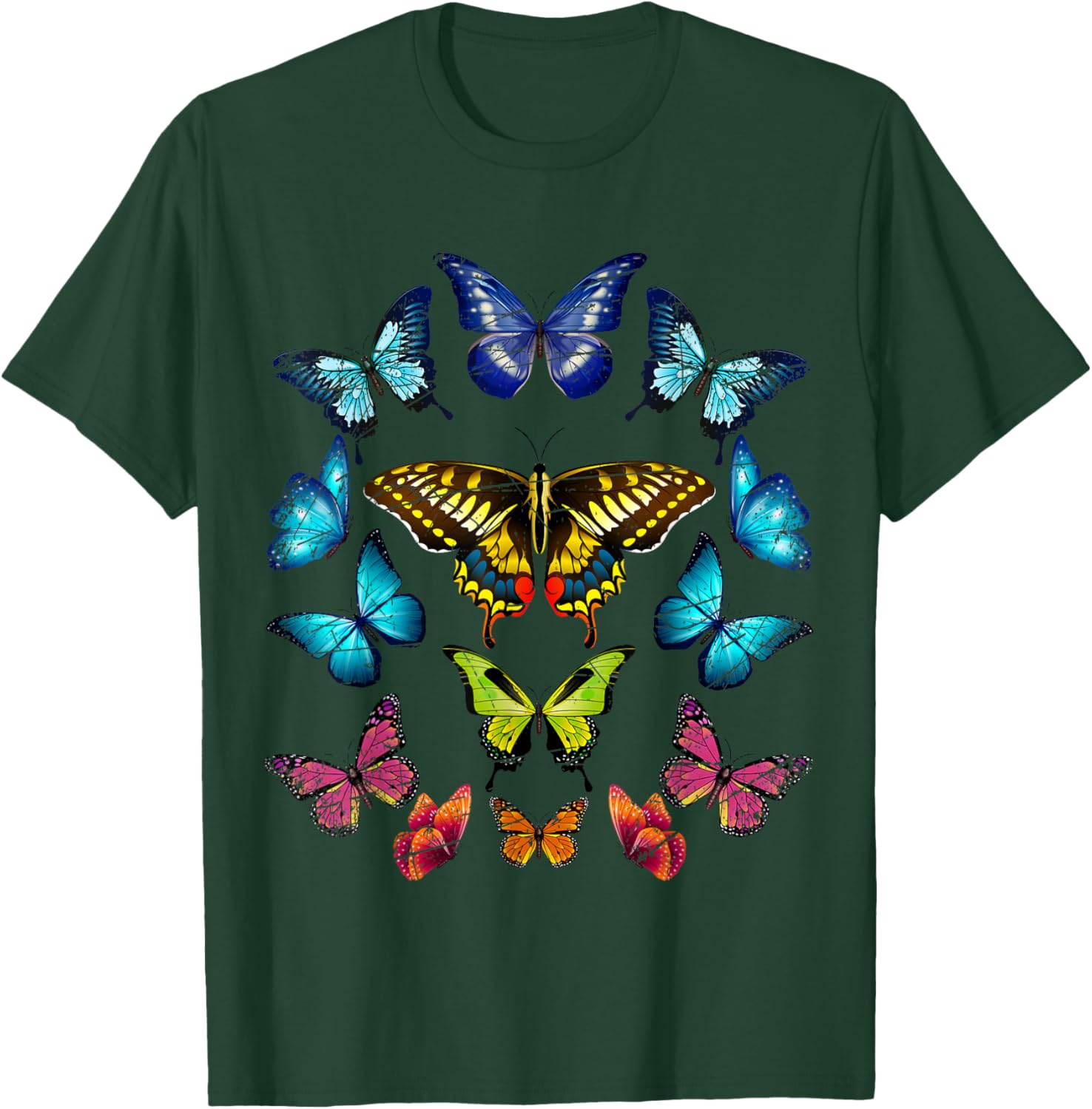Butterflies Butterfly T-Shirt - T-Shirt | Forest