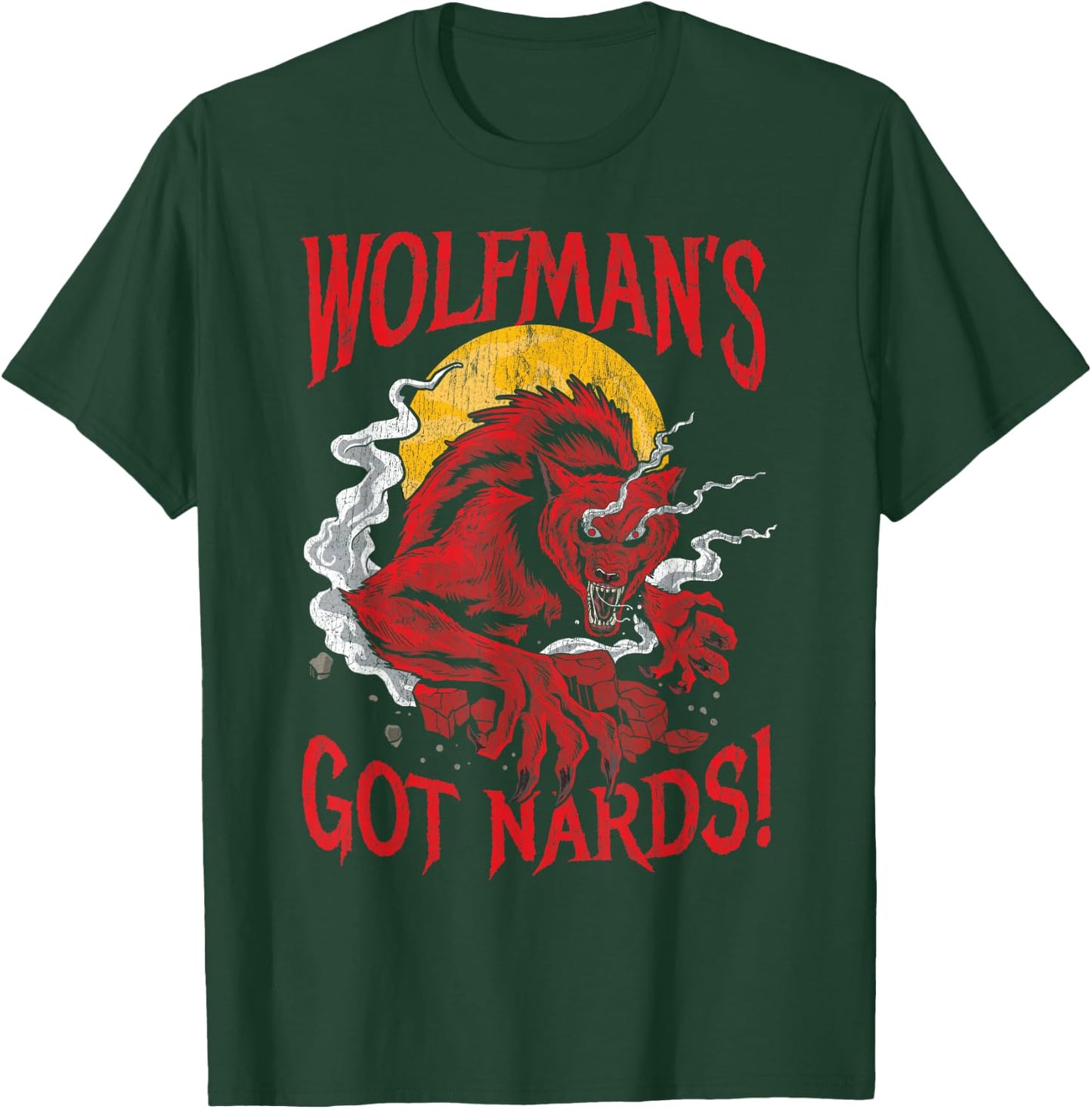 Wolfman's Got Nards Design For Wolves Fans T-Shirt - T-Shirt | Forest