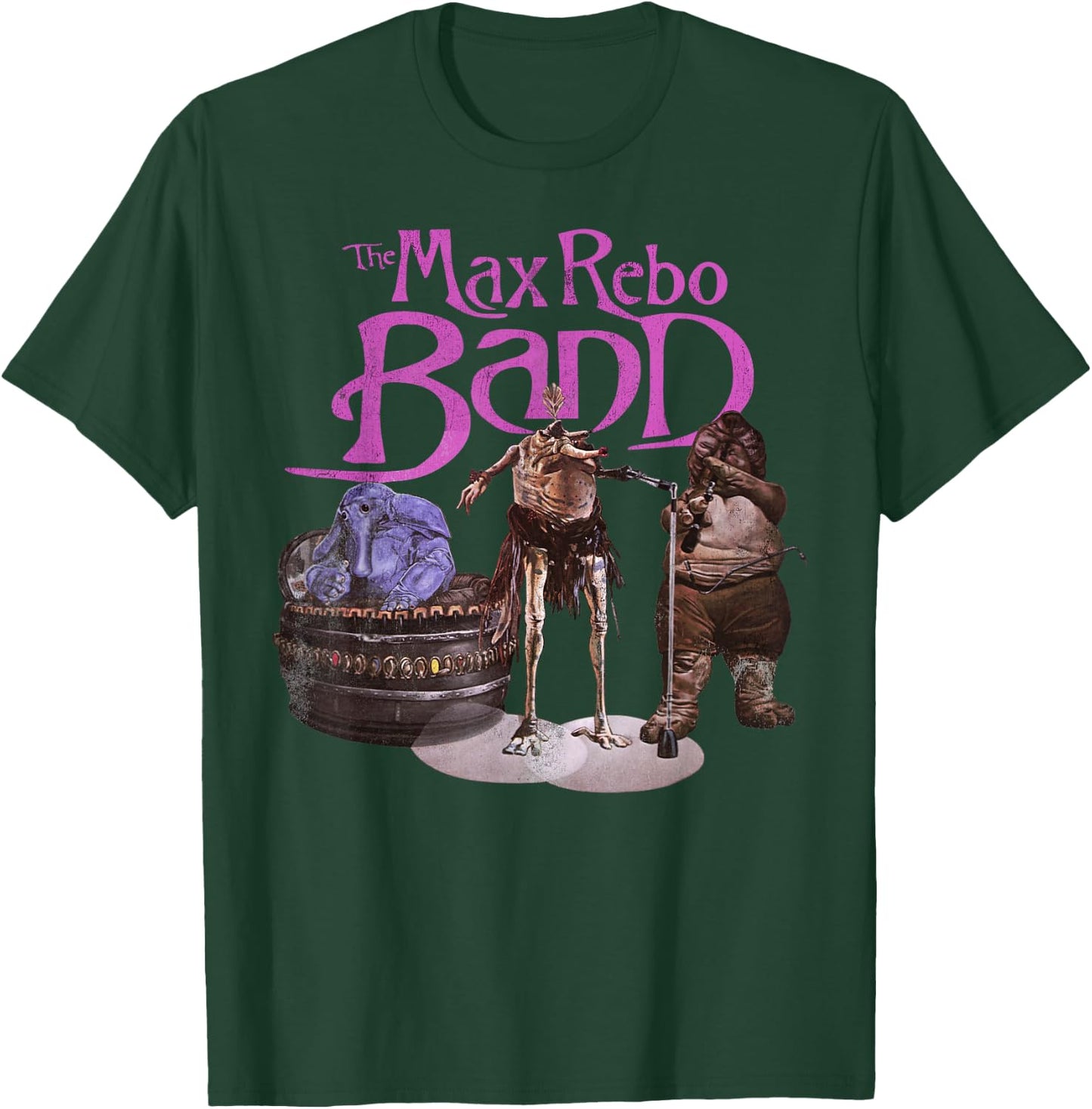 Star Wars The Max Rebo Band Vintage 70's Epic Rock T-Shirt - T-Shirt | Forest