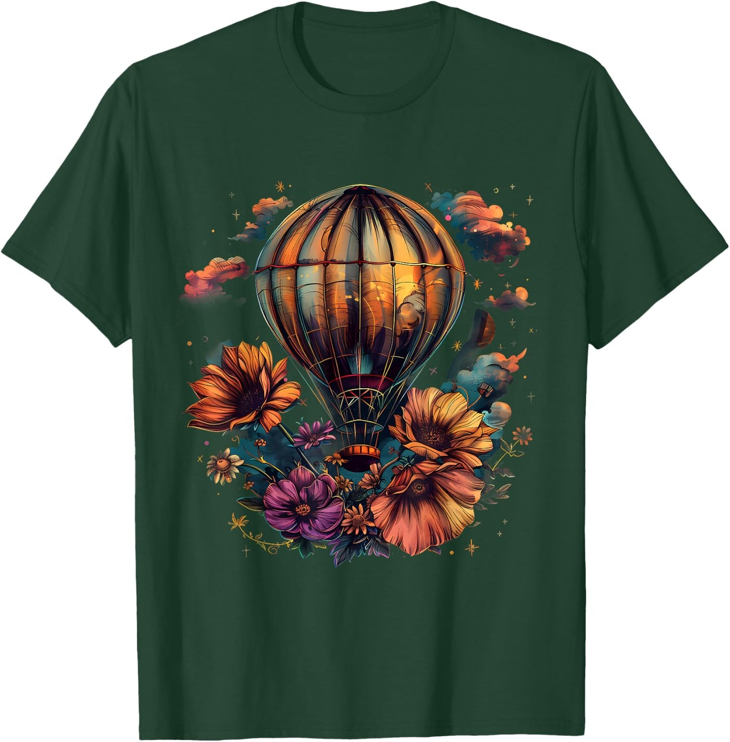 Hot Air Balloon Ride Festival Hot Air Ballooning T-Shirt - T-Shirt | Forest