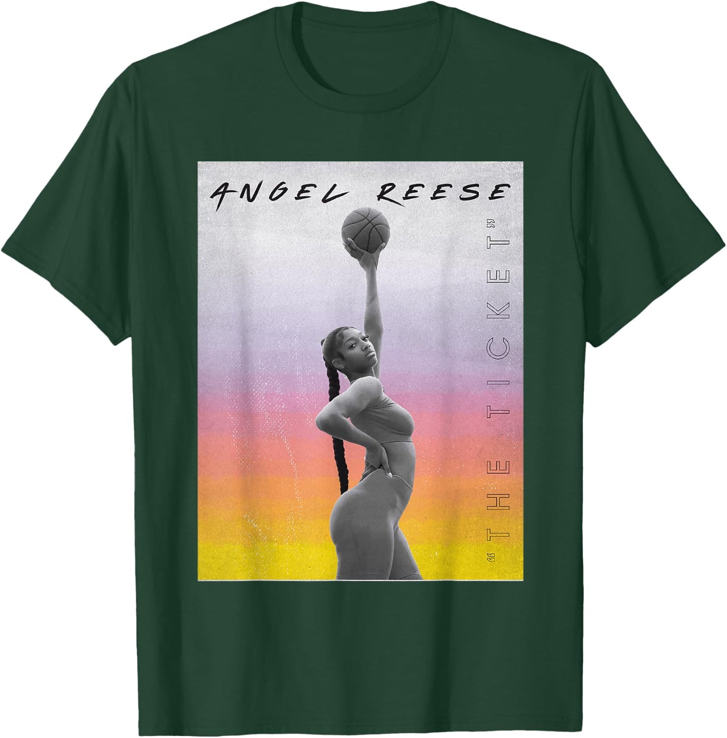 Angel Reese Official Merch T-Shirt - T-Shirt | Forest