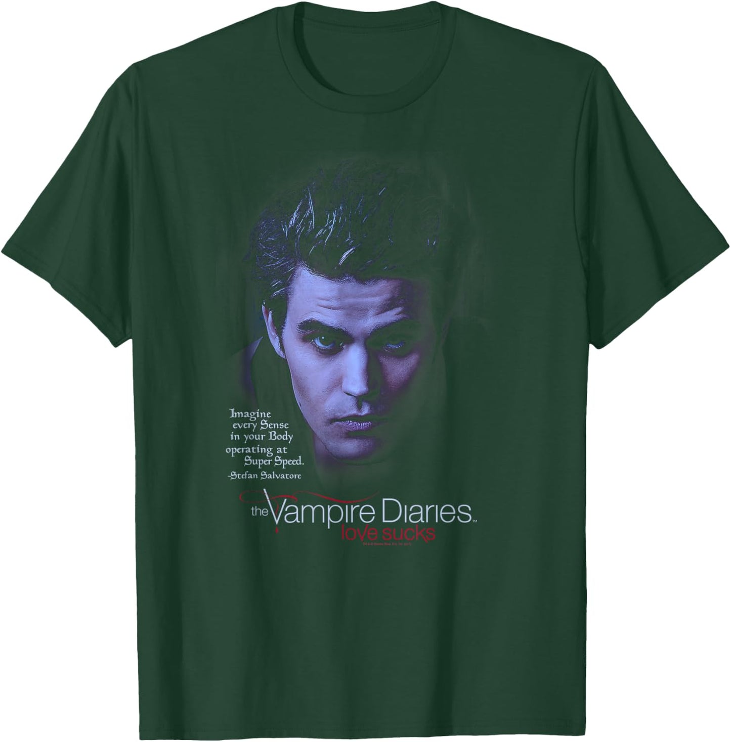 Vampire Diaries Stefan Sense Your Body T-Shirt - T-Shirt | Forest