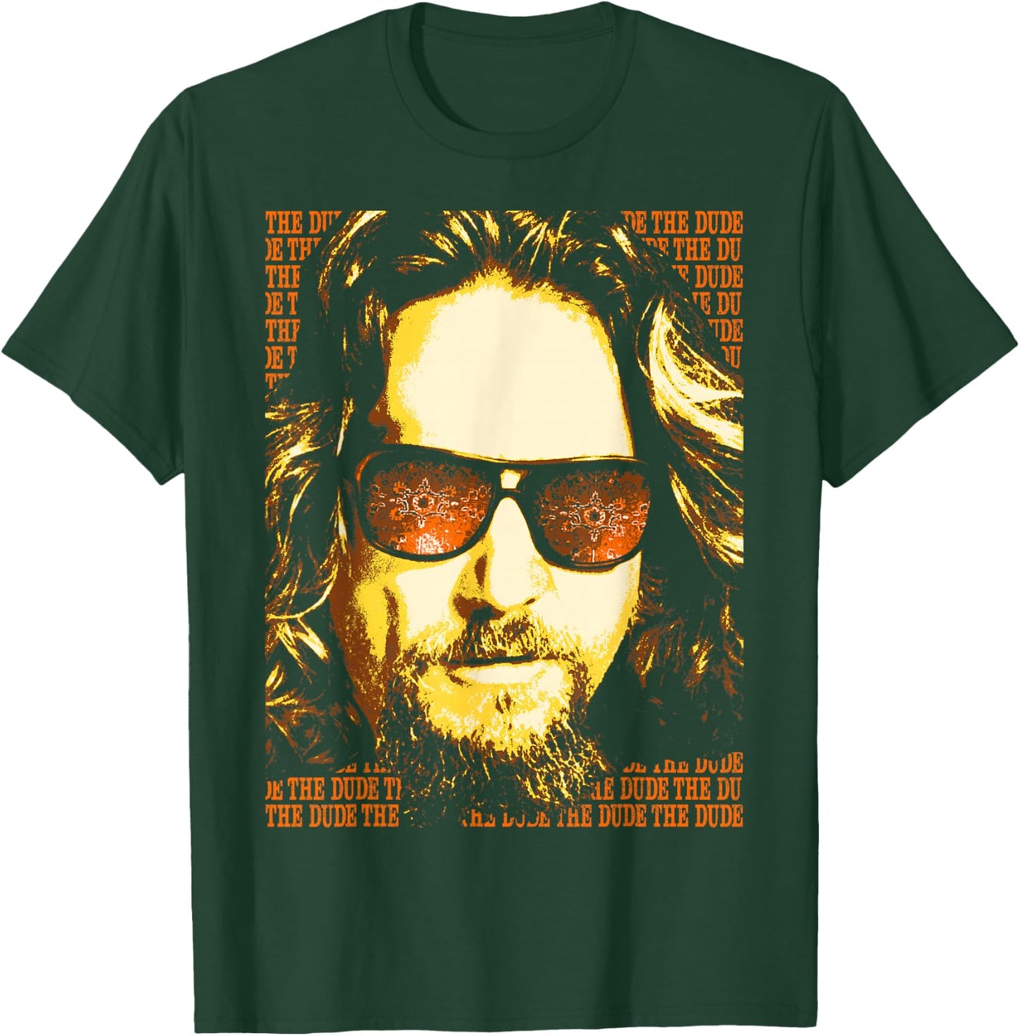 Big Lebowski The Dude Portrait Graphic T-Shirt - T-Shirt | Forest