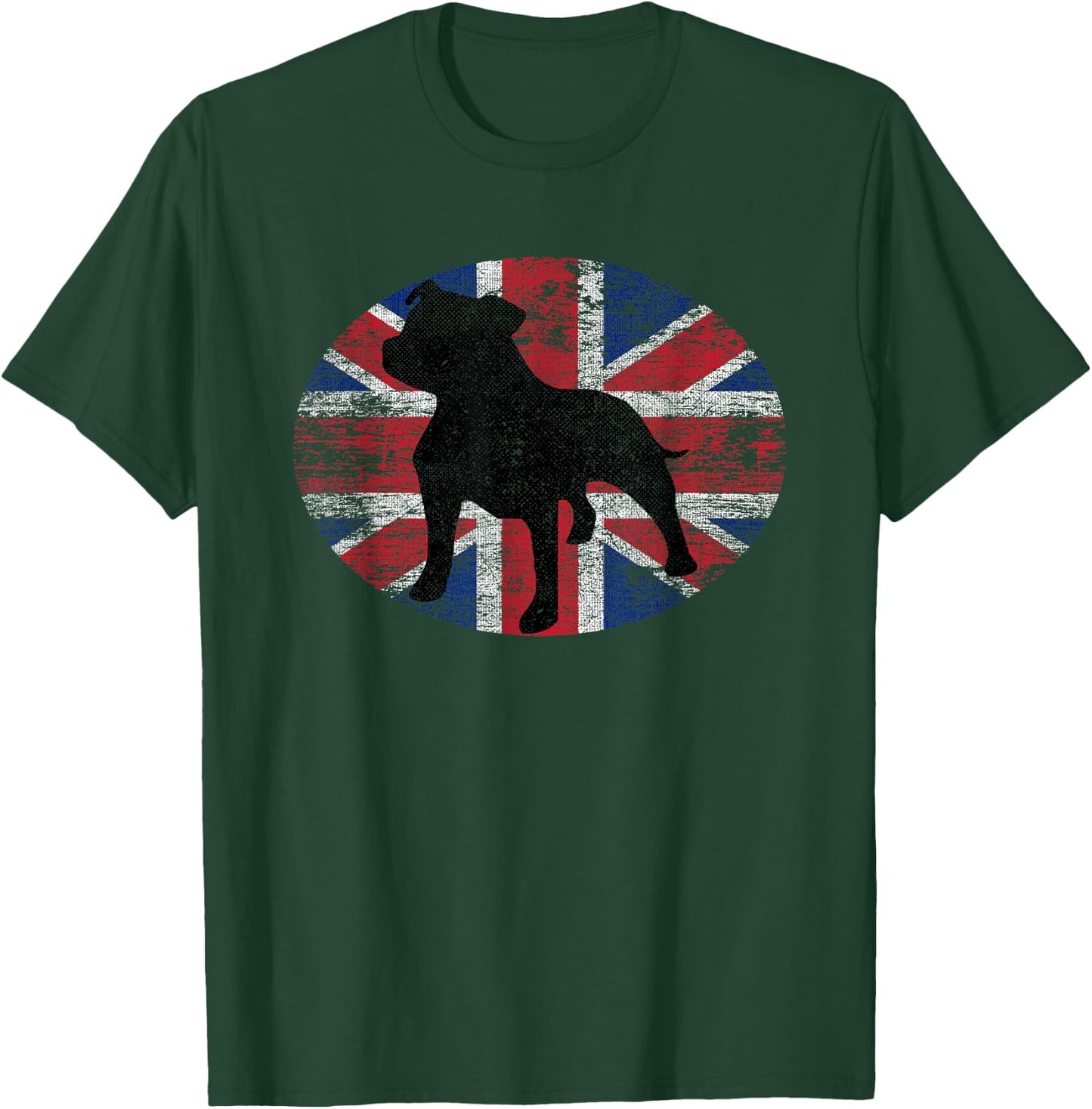 Staffordshire Bull Terrier Breed Dog Staffy English UK Funny Women T-Shirt - T-Shirt | Forest