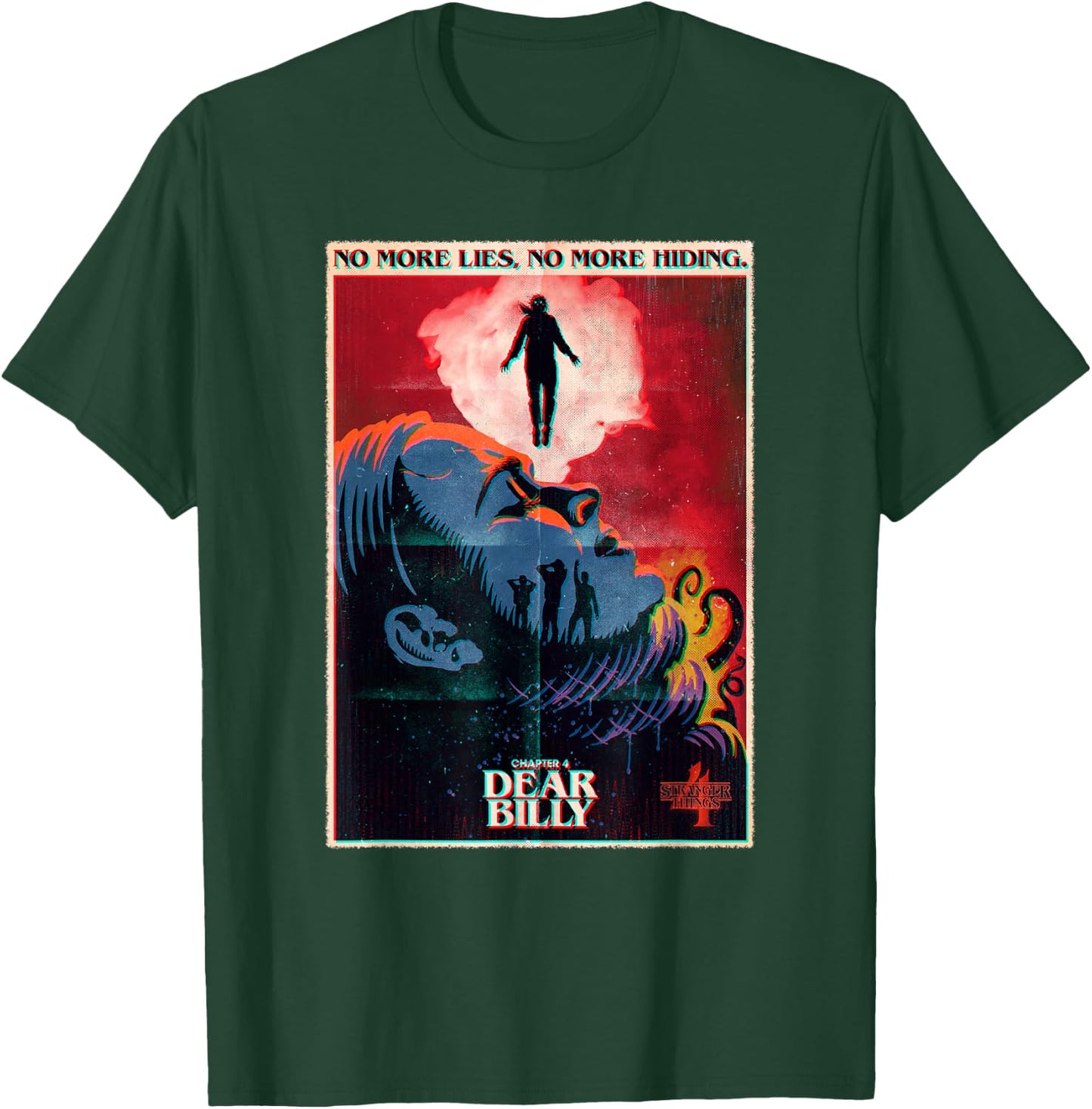 Stranger Things 4 Chapter 4: Dear Billy Max Poster T-Shirt - T-Shirt | Forest