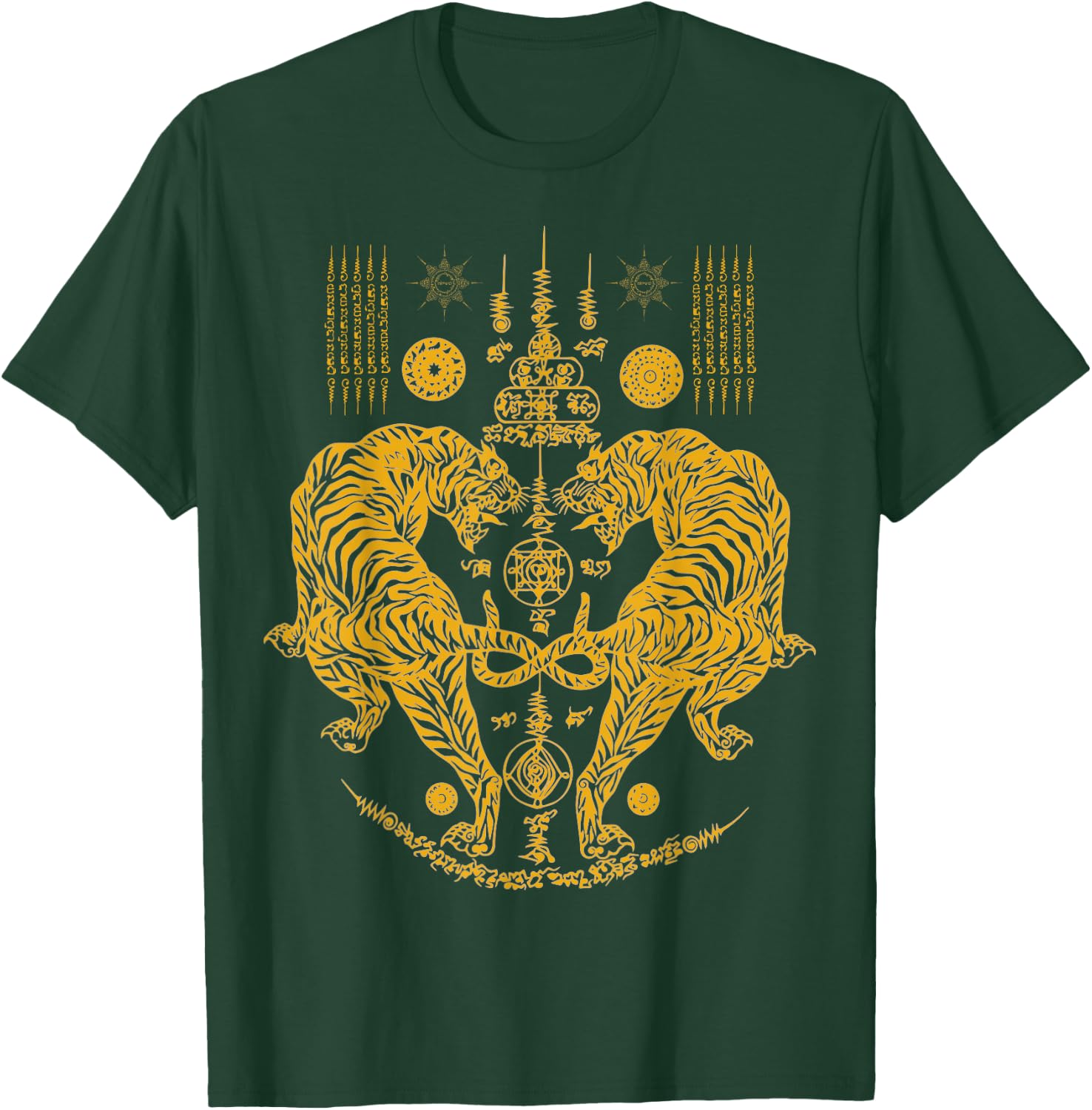 Thailand Sak Yant Tattoo Magical Thai Tattoos Thailand Gift T-Shirt - T-Shirt | Forest