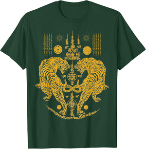 Thailand Sak Yant Tattoo Magical Thai Tattoos Thailand Gift T-Shirt - T-Shirt | Forest