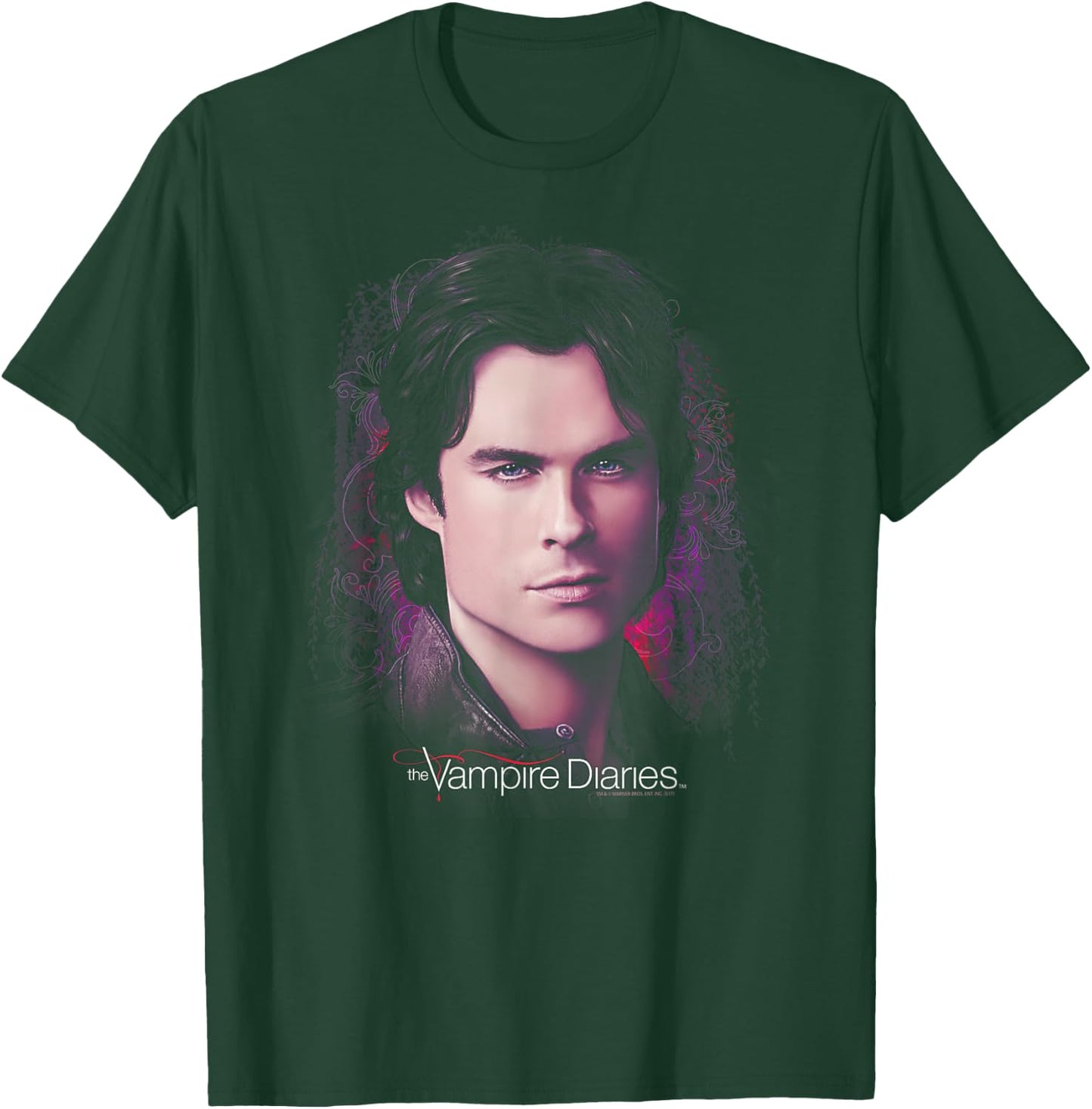 Vampire Diaries Damon Compelling T-Shirt - T-Shirt | Forest