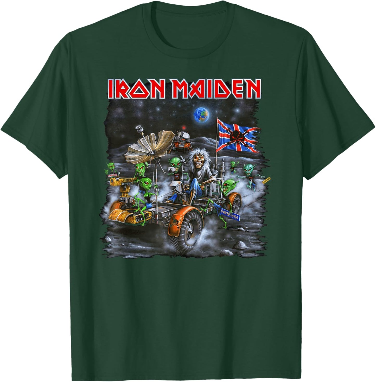 Iron Maiden - Knebworth Moonbuggy T-Shirt - T-Shirt | Forest
