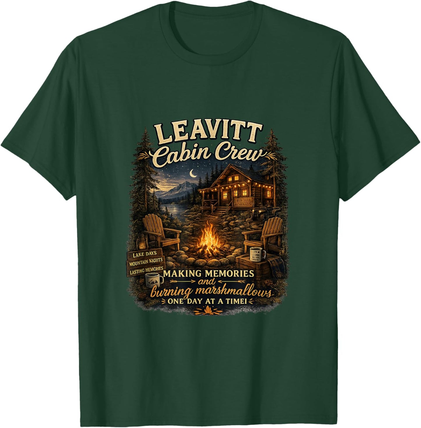 Leavitt Cabin Crew T-Shirt - T-Shirt | Forest